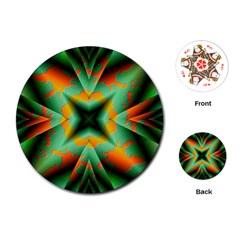 Farbenpracht Kaleidoscope Playing Cards (round) by Pakrebo