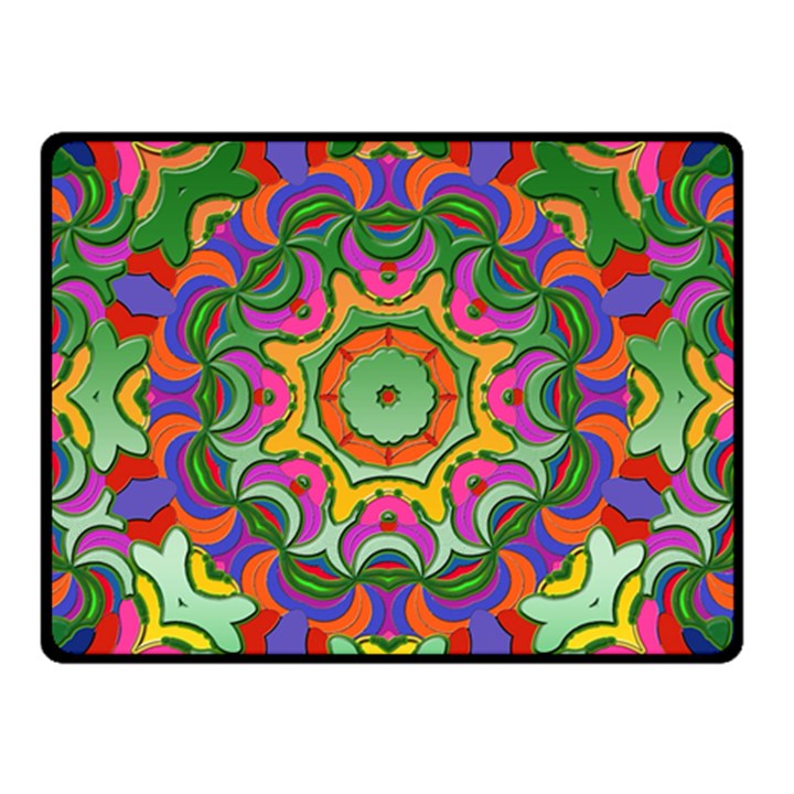 Background Image Structure Double Sided Fleece Blanket (Small) 