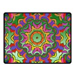 Background Image Structure Double Sided Fleece Blanket (Small)  45 x34  Blanket Back