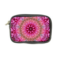 Flower Mandala Art Pink Abstract Coin Purse by Pakrebo