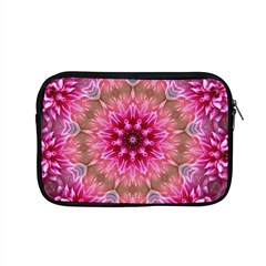 Flower Mandala Art Pink Abstract Apple Macbook Pro 15  Zipper Case by Pakrebo