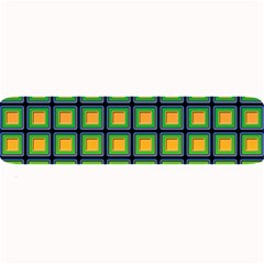 Tile Background Image Pattern Squares Large Bar Mats by Pakrebo