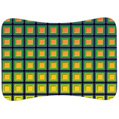 Tile Background Image Pattern Squares Velour Seat Head Rest Cushion