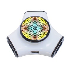 Farbenpracht Kaleidoscope 3-port Usb Hub by Pakrebo