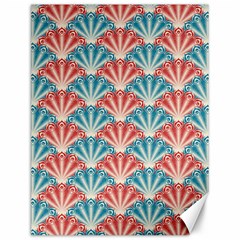 Seamless Patter Peacock Feathers Canvas 12  X 16  by Pakrebo