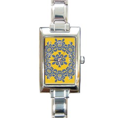 Background Image Decorative Rectangle Italian Charm Watch by Pakrebo