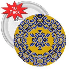 Background Image Decorative 3  Buttons (10 Pack)  by Pakrebo