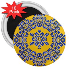 Background Image Decorative 3  Magnets (10 Pack)  by Pakrebo