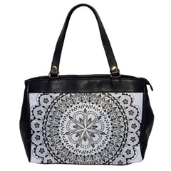 Vector Mandala Drawing Decoration Oversize Office Handbag by Pakrebo