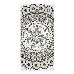 Vector Mandala Drawing Decoration Shower Curtain 36  X 72  (stall)  by Pakrebo