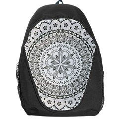 Vector Mandala Drawing Decoration Backpack Bag by Pakrebo