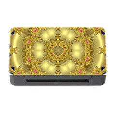 Pattern Background Gold Golden Memory Card Reader With Cf by Pakrebo