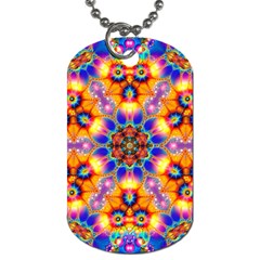 Image Fractal Background Image Dog Tag (two Sides) by Pakrebo