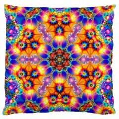 Image Fractal Background Image Large Cushion Case (two Sides) by Pakrebo