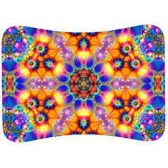 Image Fractal Background Image Velour Seat Head Rest Cushion