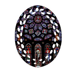 Rosette Cathedral Oval Filigree Ornament (two Sides) by Pakrebo