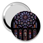 Rosette Cathedral 3  Handbag Mirrors Front