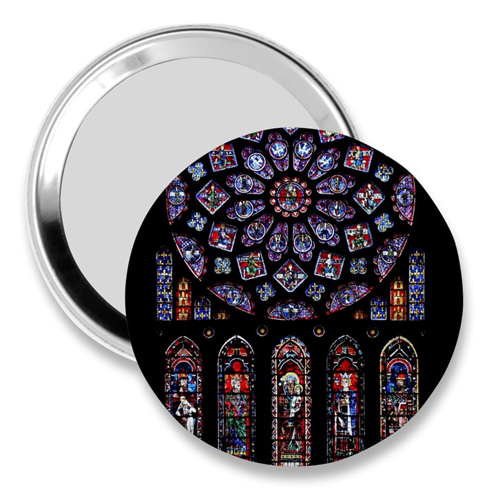 Rosette Cathedral 3  Handbag Mirrors