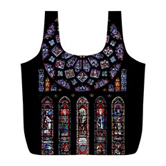 Rosette Cathedral Full Print Recycle Bag (l) by Pakrebo