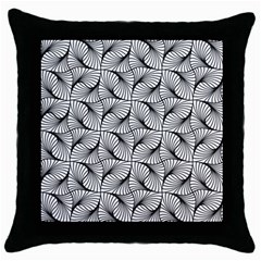 Abstract Seamless Pattern Throw Pillow Case (black) by Pakrebo