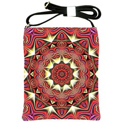 Farbenpracht Kaleidoscope Arts Shoulder Sling Bag by Pakrebo