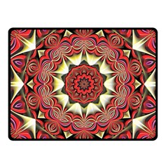 Farbenpracht Kaleidoscope Arts Fleece Blanket (small) by Pakrebo