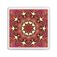 Farbenpracht Kaleidoscope Arts Memory Card Reader (square) by Pakrebo