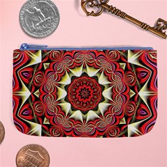 Farbenpracht Kaleidoscope Arts Large Coin Purse by Pakrebo