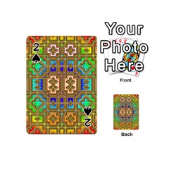 Background Image Tile Geometric Playing Cards 54 (mini) by Pakrebo