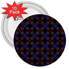 Background Image Pattern Background 3  Buttons (10 Pack)  by Pakrebo