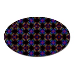 Background Image Pattern Background Oval Magnet by Pakrebo