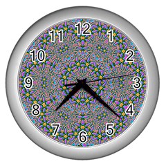 Background Image Creativity Wall Clock (silver)