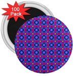 Background Image Decorative Art 3  Magnets (100 pack) Front