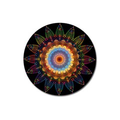 Colorful Prismatic Chromatic Magnet 3  (Round)