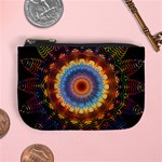 Colorful Prismatic Chromatic Mini Coin Purse Front