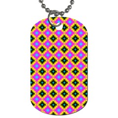 Tile Background Image Design Dog Tag (two Sides) by Pakrebo