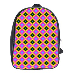 Tile Background Image Design School Bag (large) by Pakrebo