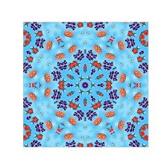 Farbenpracht Kaleidoscope Small Satin Scarf (square) by Pakrebo