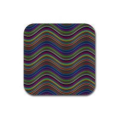 Decorative Ornamental Abstract Rubber Coaster (Square) 