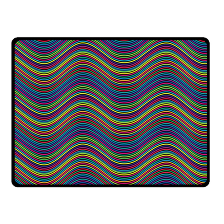 Decorative Ornamental Abstract Double Sided Fleece Blanket (Small) 