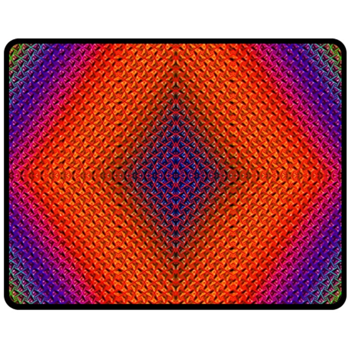 Background Fractals Surreal Design Fleece Blanket (Medium) 