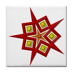 Pattern Tile Decorative Design Star Tile Coasters by Pakrebo