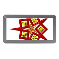 Pattern Tile Decorative Design Star Memory Card Reader (mini) by Pakrebo