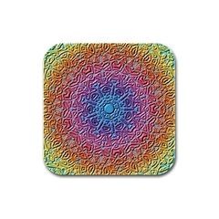 Background Pattern Texture Rubber Square Coaster (4 Pack)  by Pakrebo