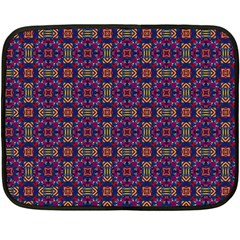 Tile Pattern Background Image Purple Fleece Blanket (mini) by Pakrebo