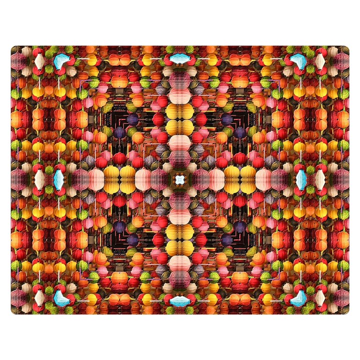 Tile Background Image Creativity Double Sided Flano Blanket (Medium) 