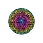 Background Image Decorative Magnet 3  (Round) Front