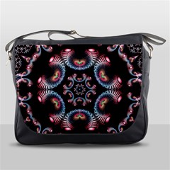 Ornament Kaleidoscope Messenger Bag by Pakrebo