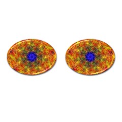 Background Image Tile Abstract Cufflinks (oval) by Pakrebo