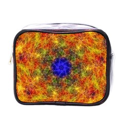 Background Image Tile Abstract Mini Toiletries Bag (one Side) by Pakrebo